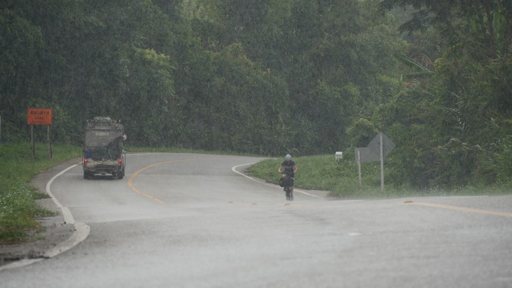 Travelling in wet weather conditions in NE Thailand